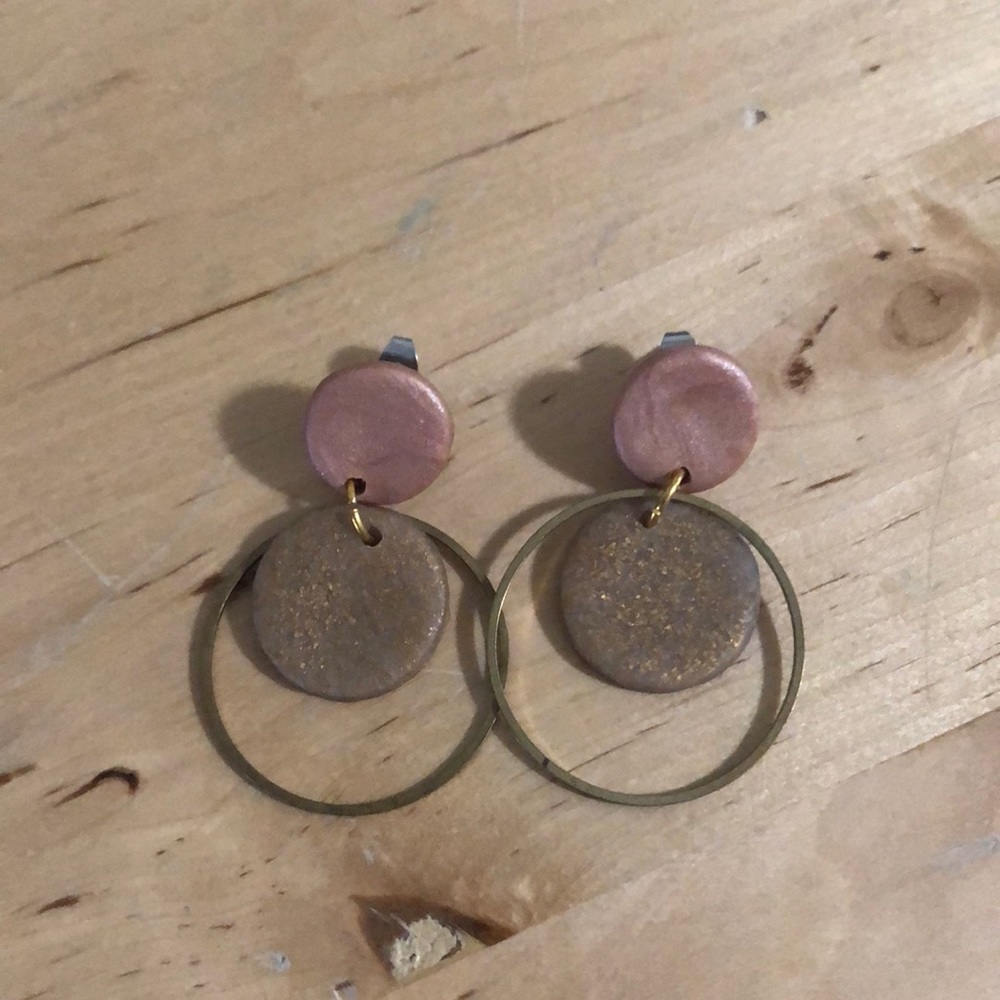 Polymer clay earrings